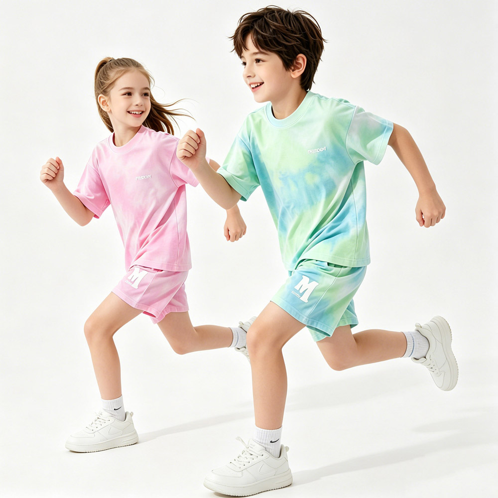Summer Hiking Clothing - 5-14Years Kids Sport Set Cotton Boys