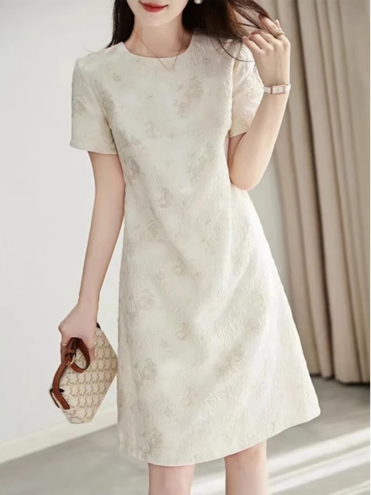 Summer Line Clothing Brand - Elegant Slimming A-Line Straight Hem Summer