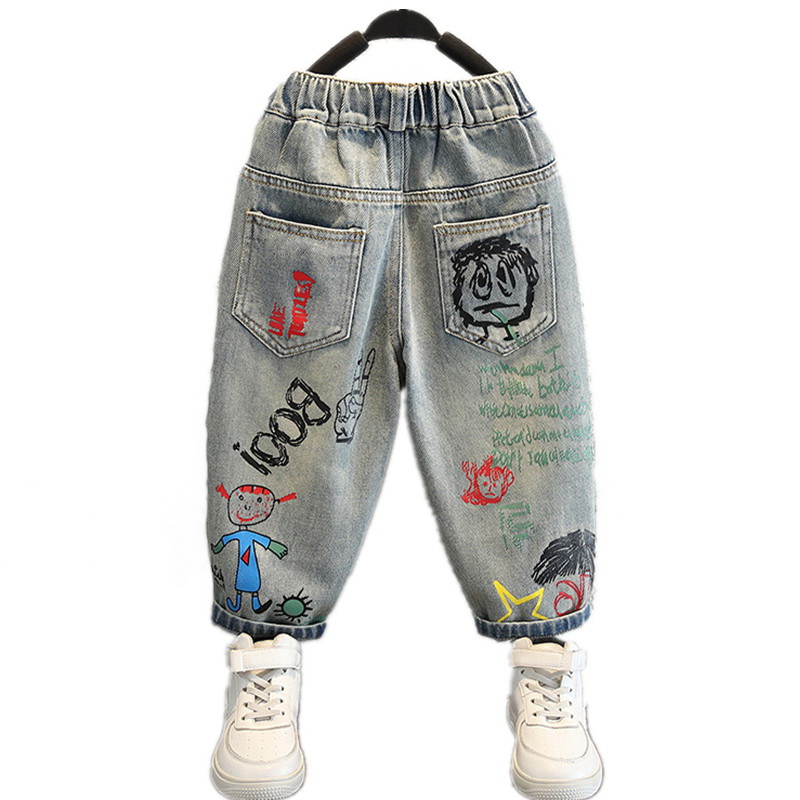 Summer Clothing Drawing - Baby Boy Jeans For Children Children's