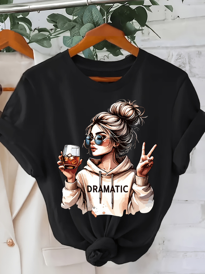 Summer Clothing Trends 2025 Women'S - DRAMATIC 1pc Women' S Fashion Print