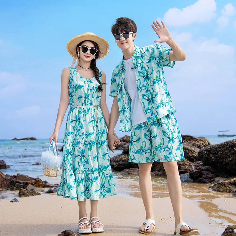 Vacation Parent-child Clothing - Summer Clothing Resort review and price