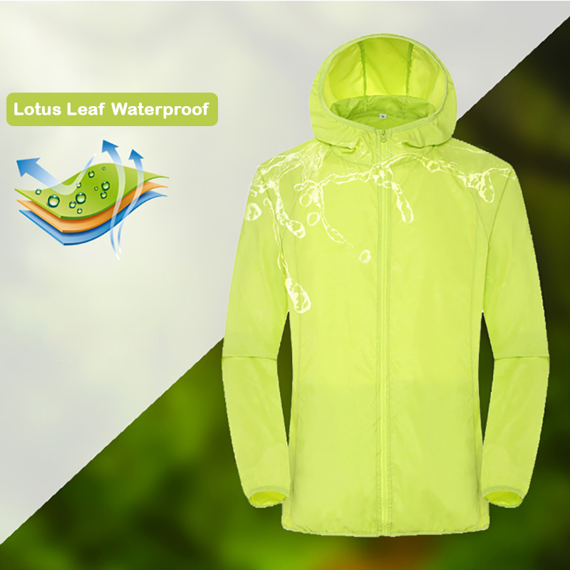 Camping Rain Jacket Men Women  - Summer Rain Clothing review and price