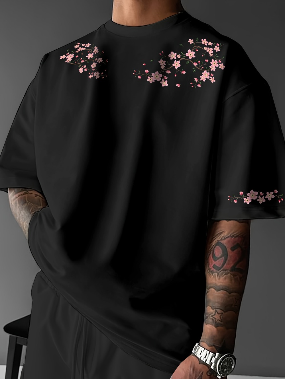 Japanese Harajuku Cherry Bloss - Japanese Summer Clothing Men review and price