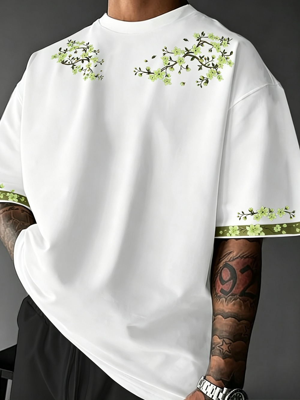 Japanese Harajuku Cherry Bloss - Japanese Summer Clothing Men review and price