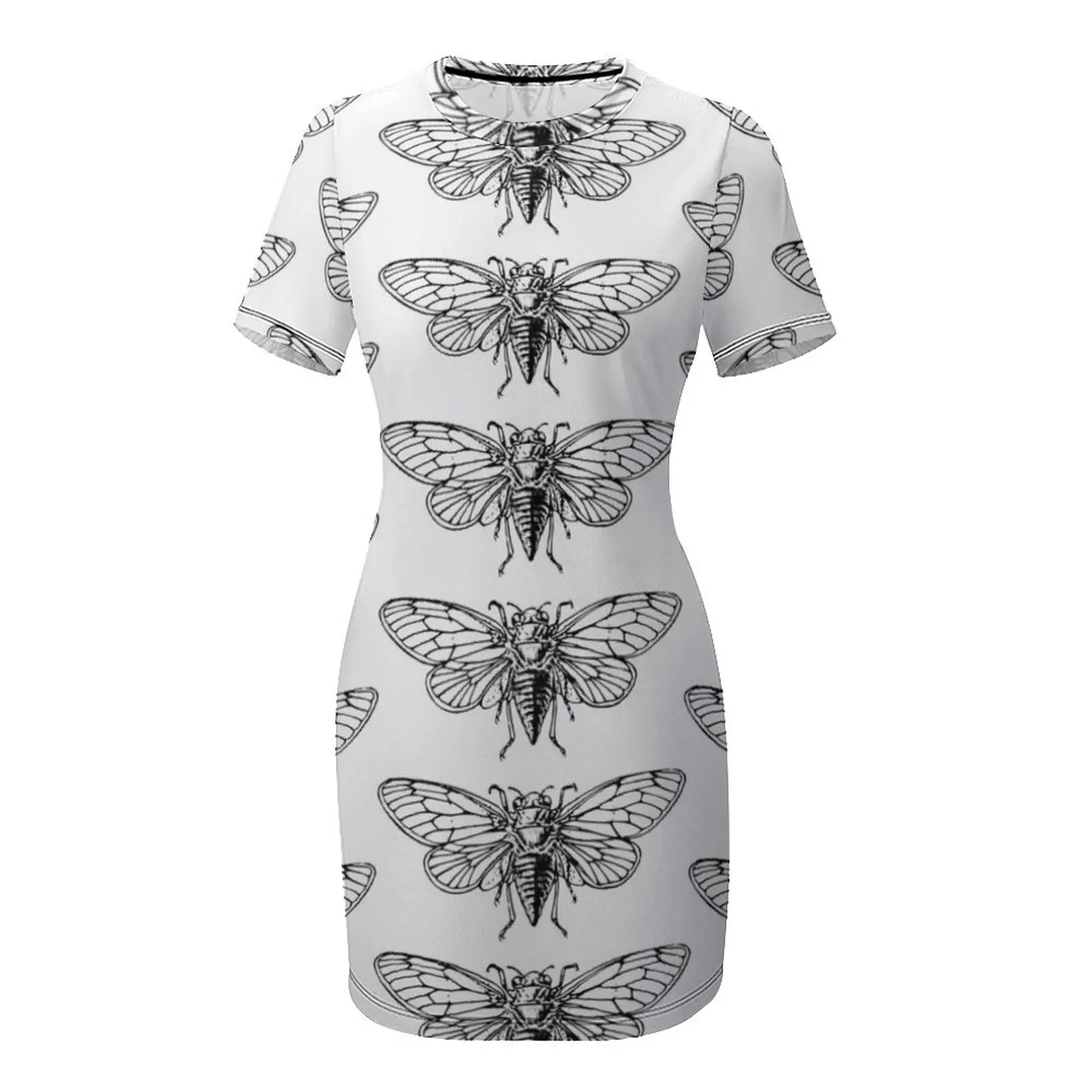 Vintage Cicada Drawing Short-S - Summer Clothing Drawing review and price