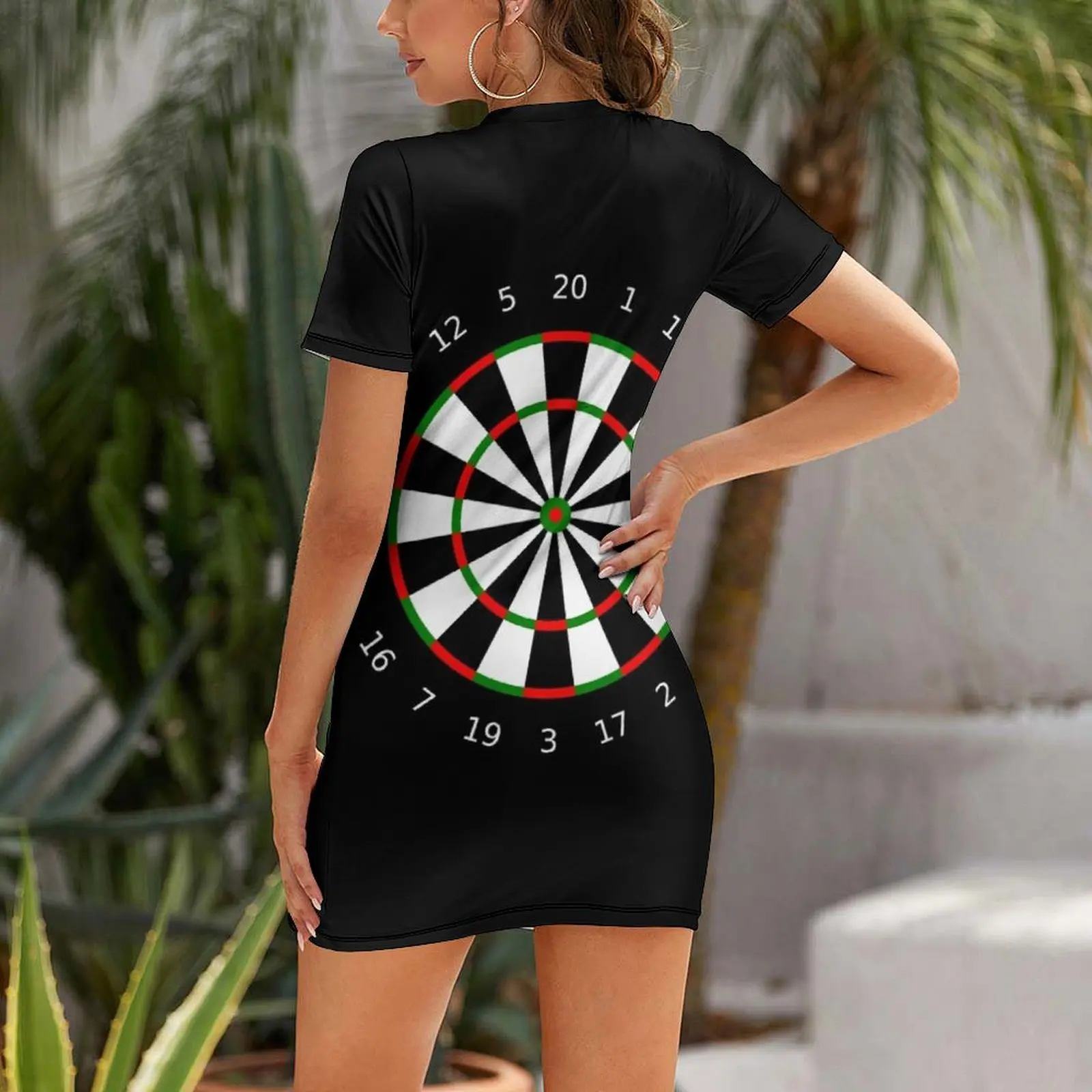 dart board black Short-Sleeved - Summer Clothing Trends 2025 Women'S review and price