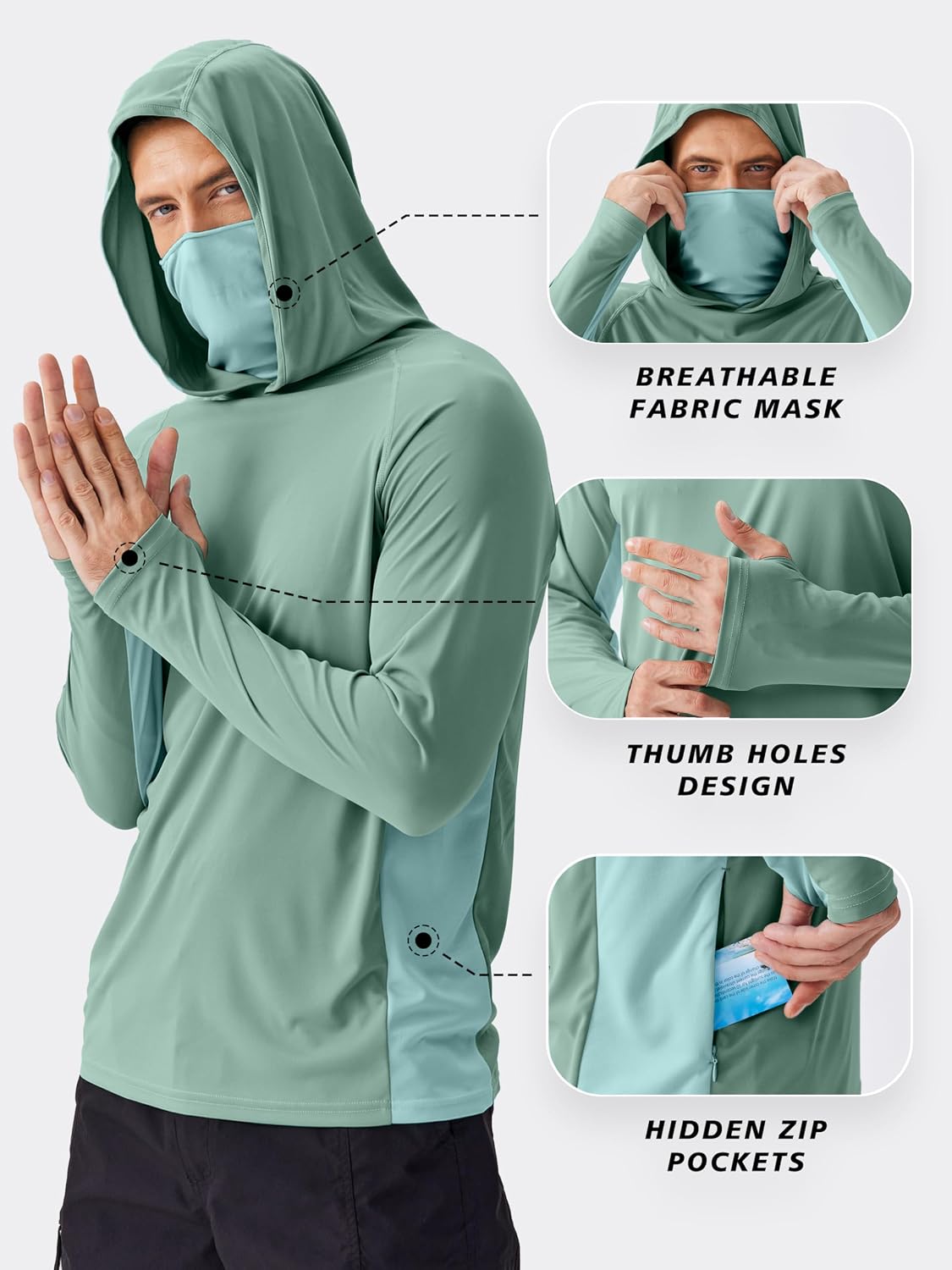 PINSPARK Men's Sun Protection  - Summer Hiking Clothing review and price