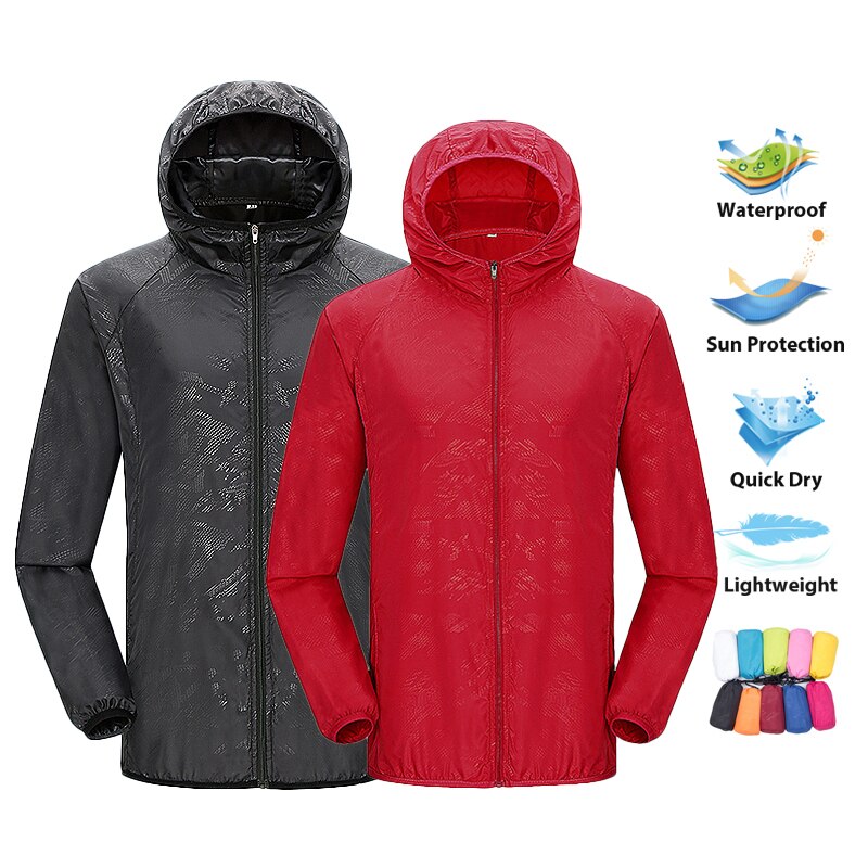 LNGXO Unisex Hiking Jacket Men - Summer Rain Clothing review and price