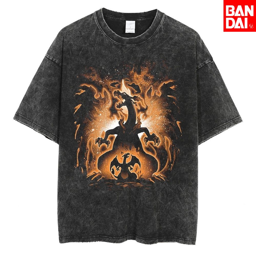 Pokemon Charizard T Shirt Men  - Japanese Summer Clothing Men review and price