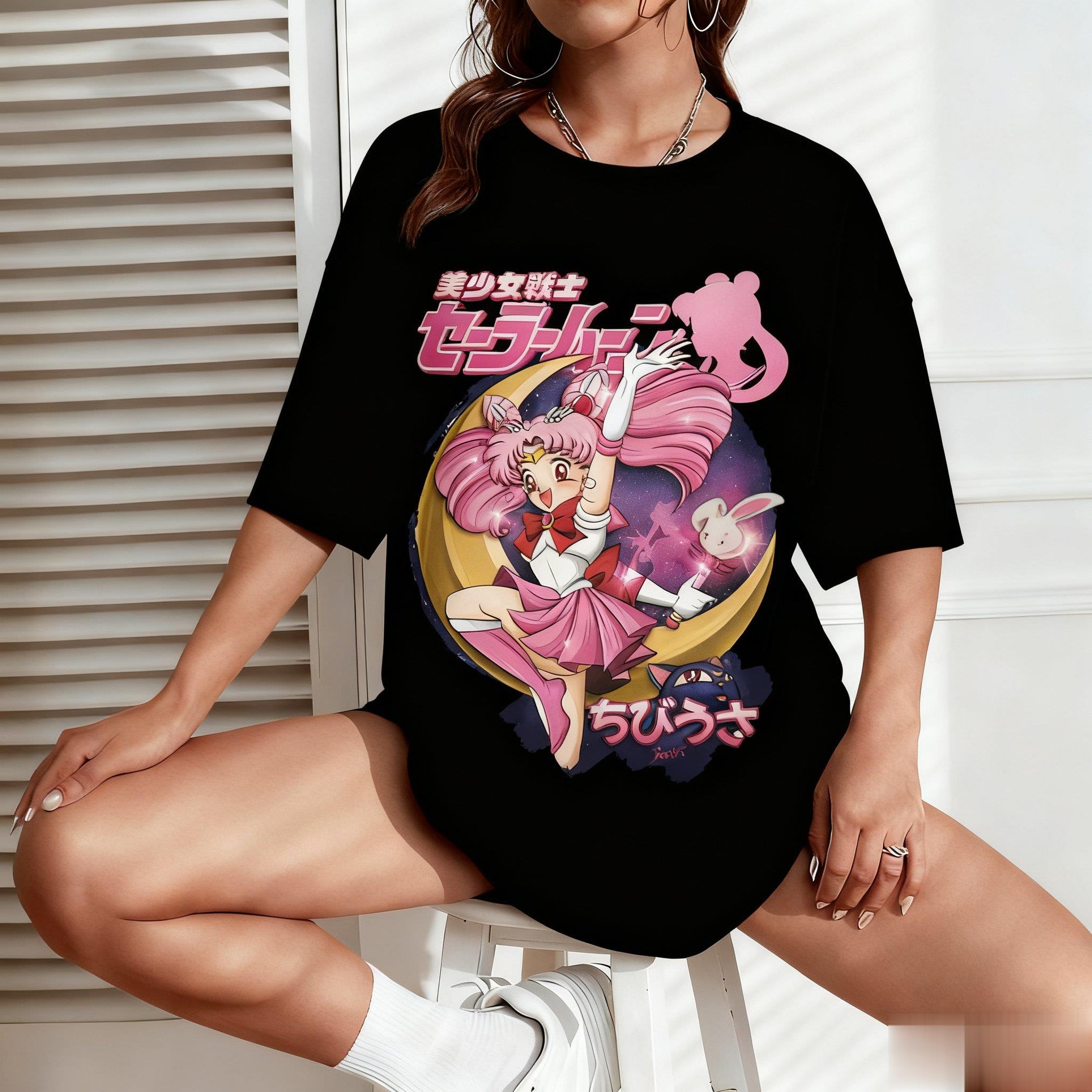 Sailor Moon Anime Print Men Wo - Japanese Summer Clothing Men review and price