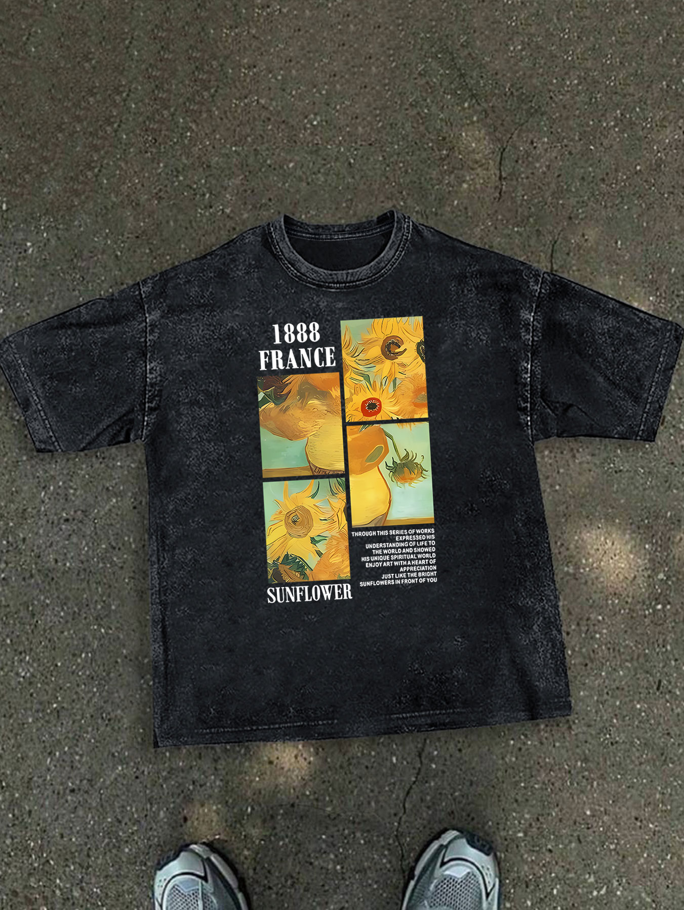 Washed Vintage t-shirts for Wo - Summer Clothing Drawing review and price