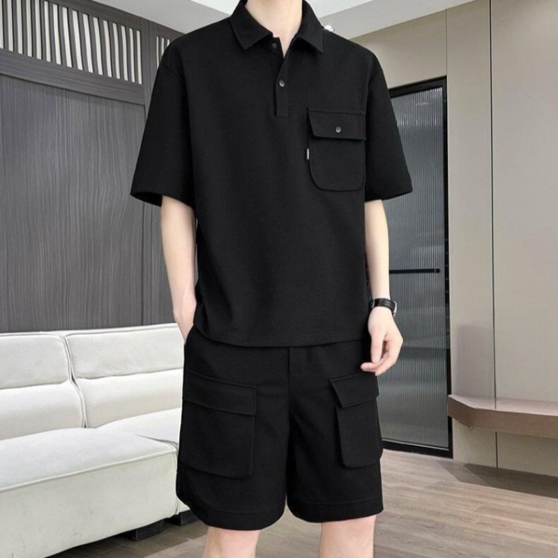 Men's Summer Short Sleeve Polo - Summer Clothing Sets Men review and price