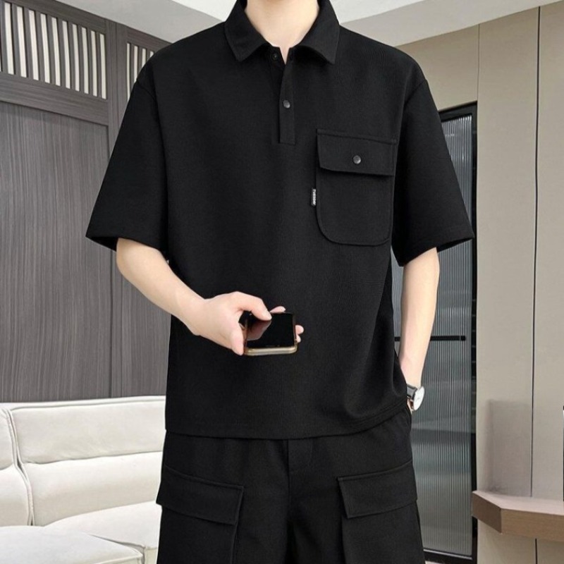 Men's Summer Short Sleeve Polo - Summer Clothing Sets Men review and price