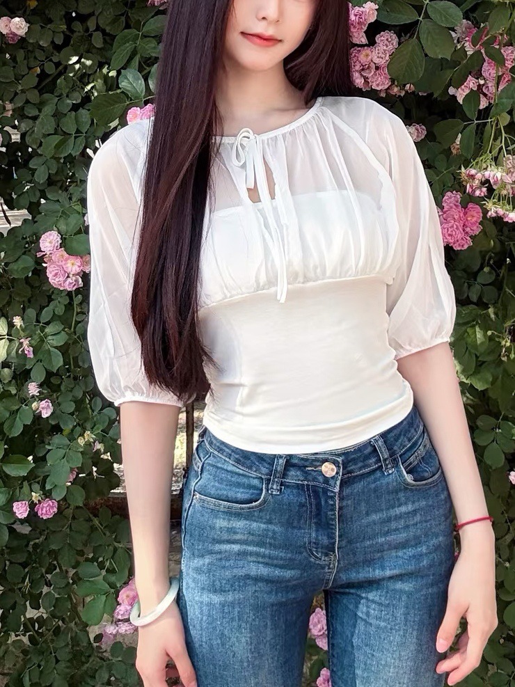 Mulberry Silk-Paneled Top with - Summer Clothing review and price