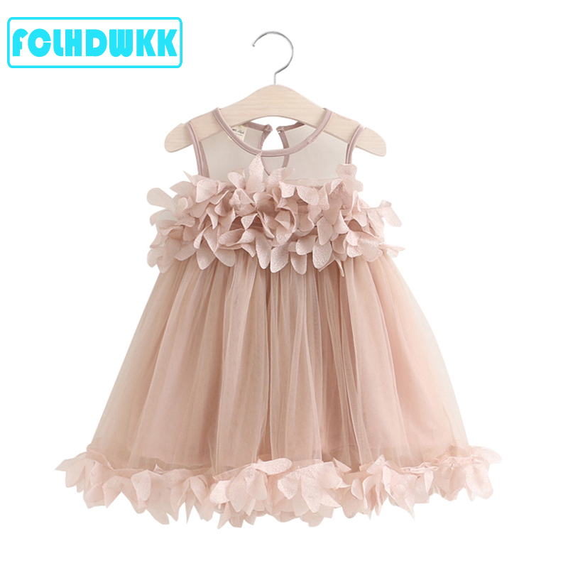 Baby Girls Dress Summer Flower - Summer Line Clothing Brand review and price