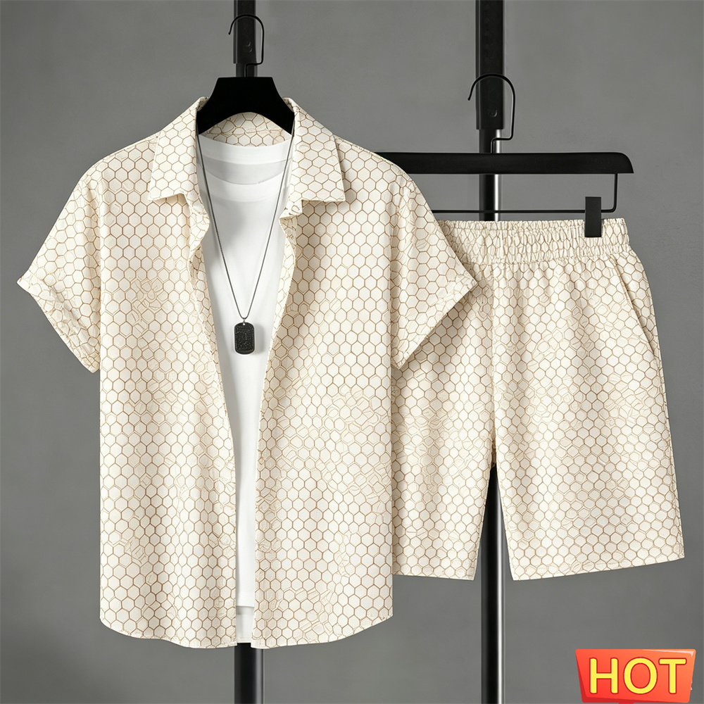 Summer Outfits Man Shirt Set G - Summer Clothing Sets Men review and price