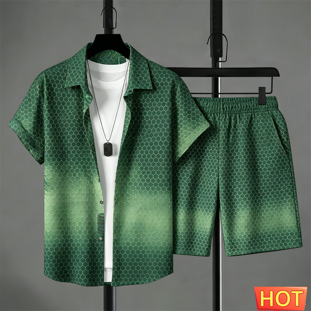 Summer Outfits Man Shirt Set G - Summer Clothing Sets Men review and price