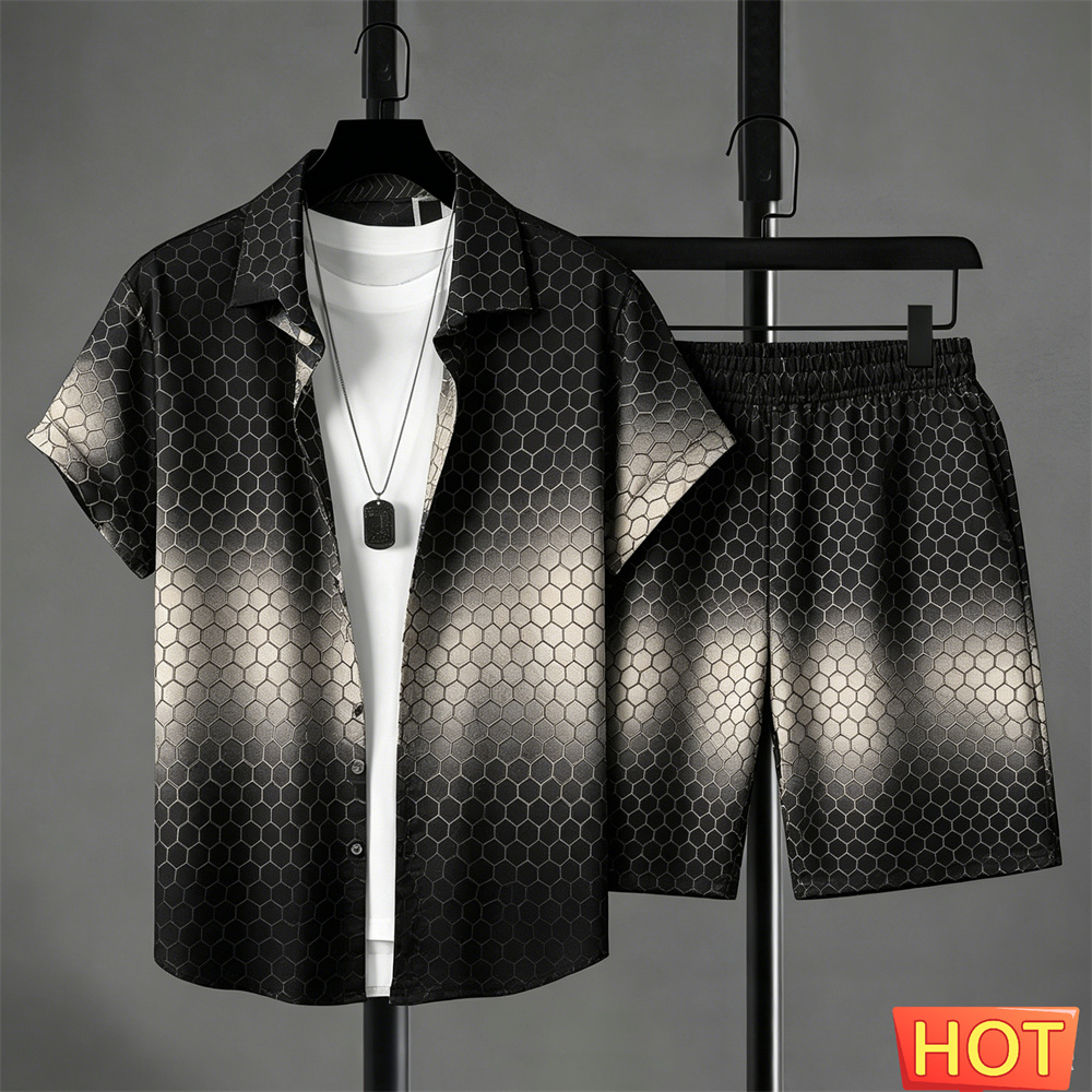 Summer Outfits Man Shirt Set G - Summer Clothing Sets Men review and price