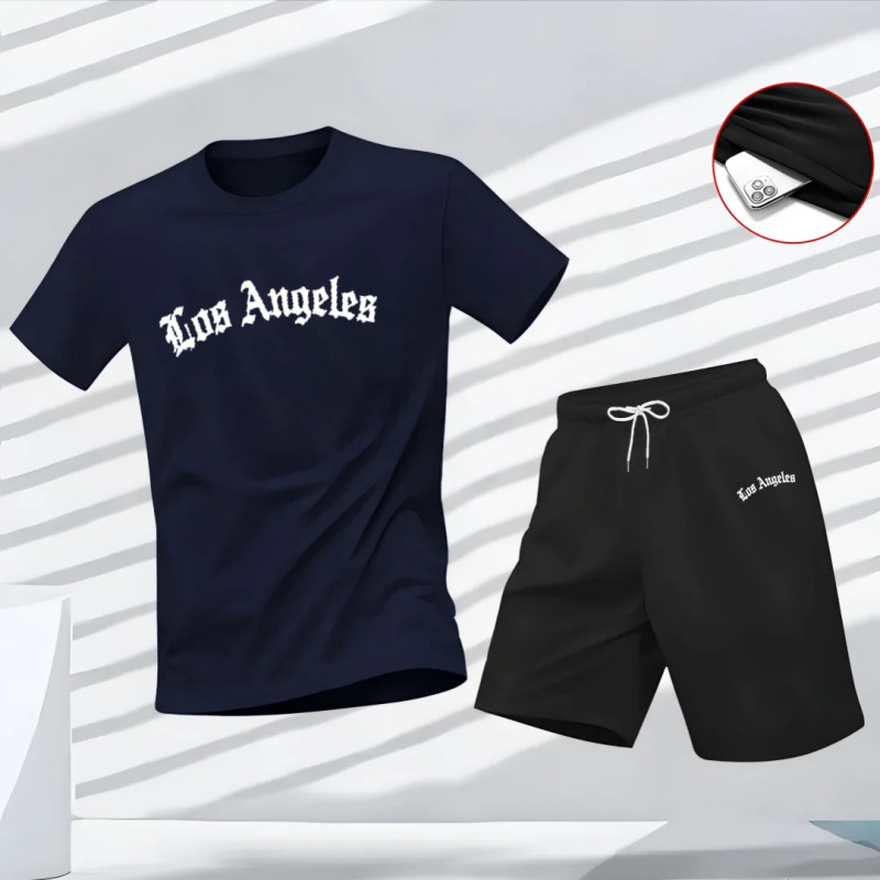 Men's Los Angeles Letter Print - Summer Quotes review and price