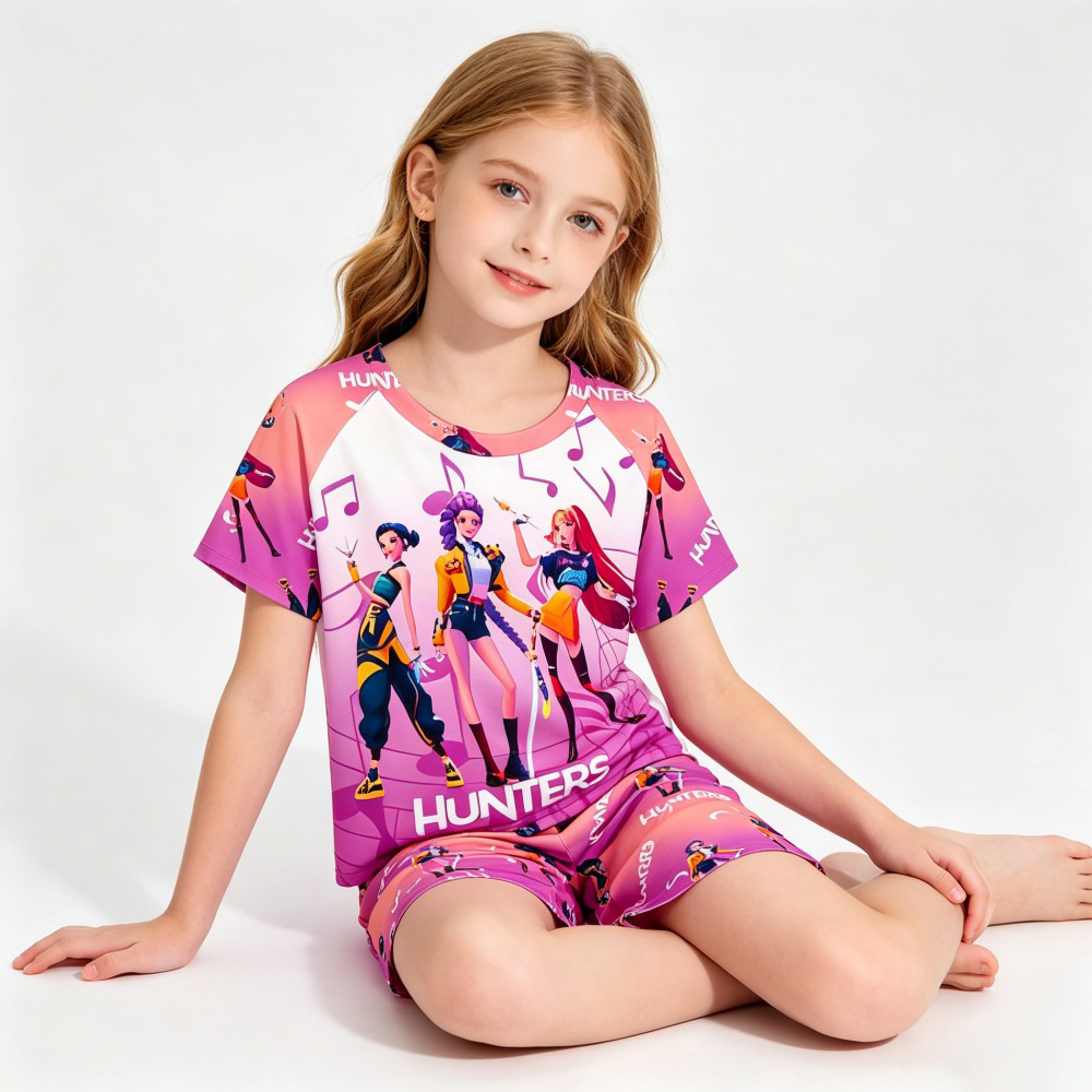2026 New Kpop Themed Kids Paja - Summer Clothing For Teen Girls review and price