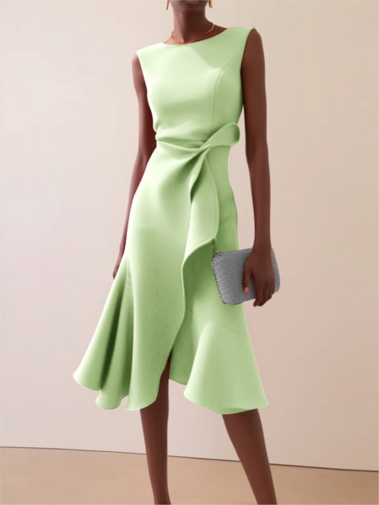 Elegant Women's Evening Dress  - Summer Clothing Drawing review and price