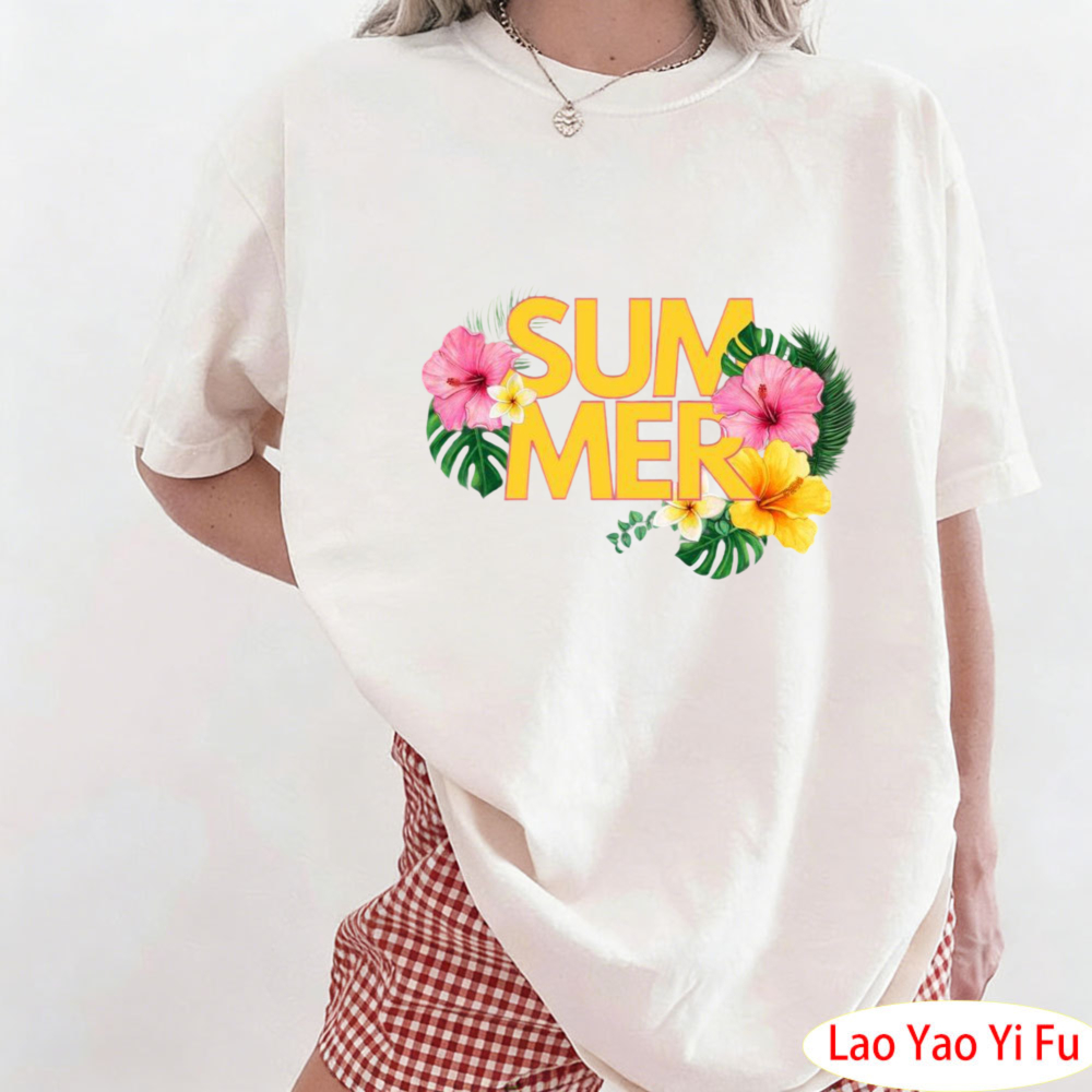 Summer Tropical Floral T-Shirt - Summer Clothing Resort review and price