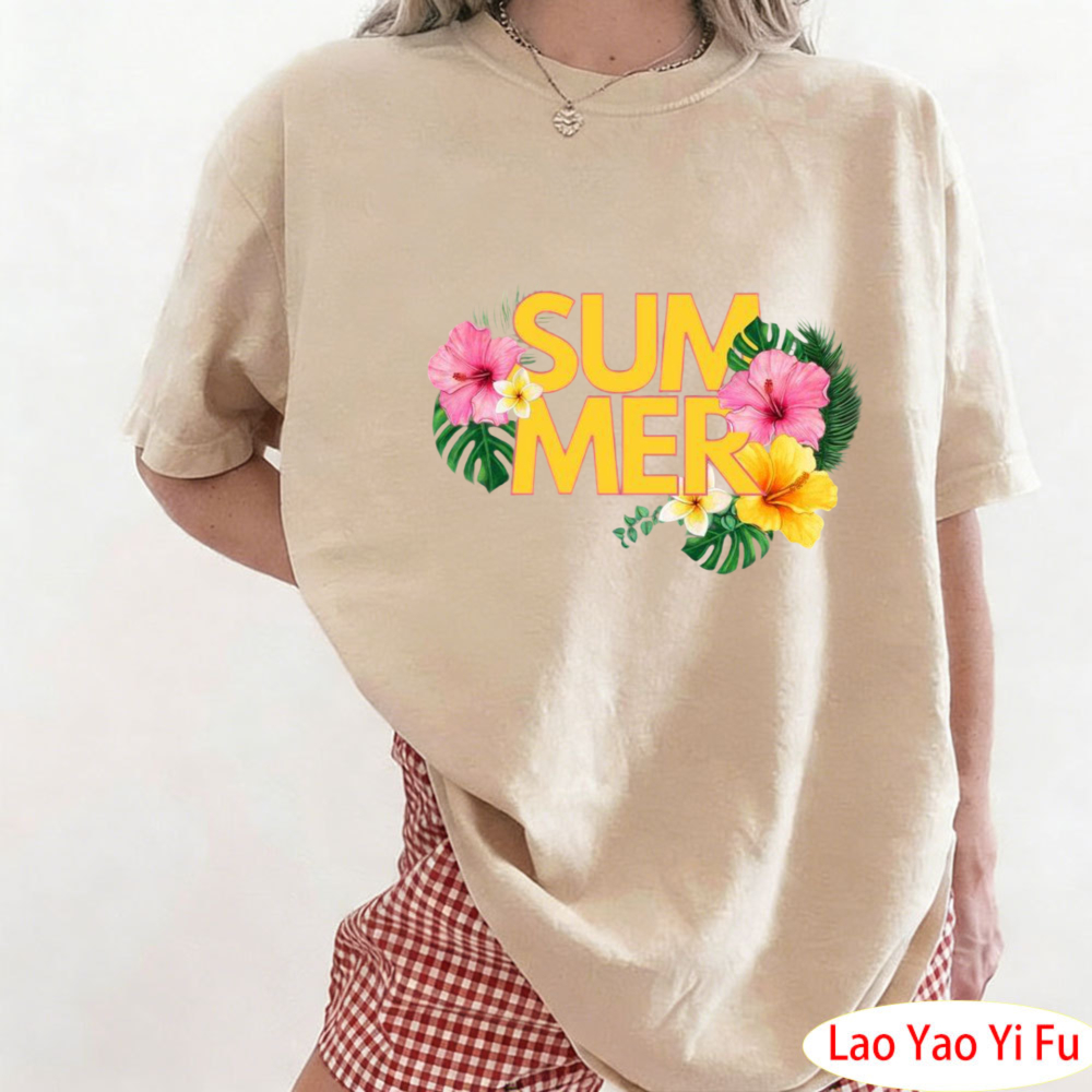 Summer Tropical Floral T-Shirt - Summer Clothing Resort review and price