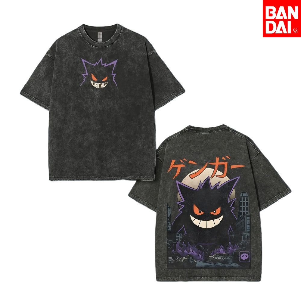 Pokemon Gastly Haunter Gengar  - Japanese Summer Clothing Men review and price