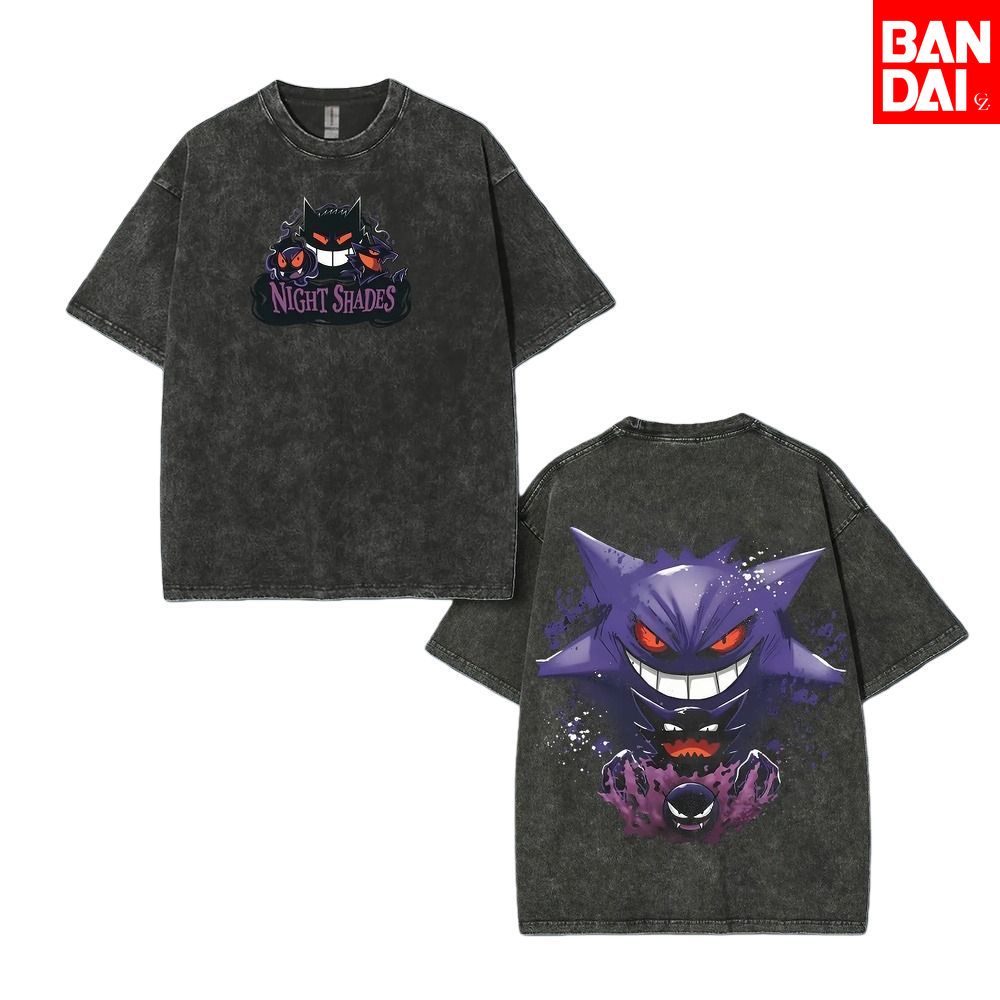 Pokemon Gastly Haunter Gengar  - Japanese Summer Clothing Men review and price