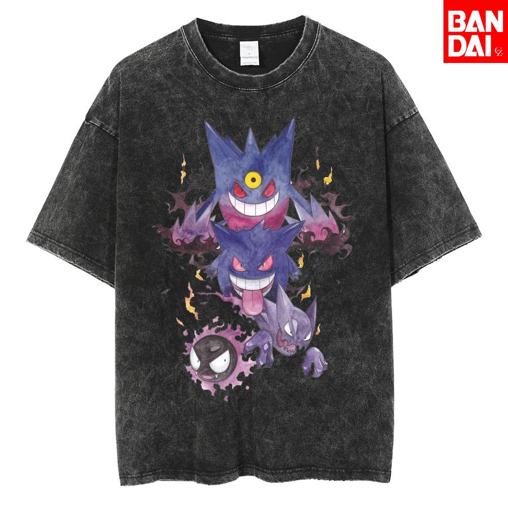 Pokemon Gastly Haunter Gengar  - Japanese Summer Clothing Men review and price