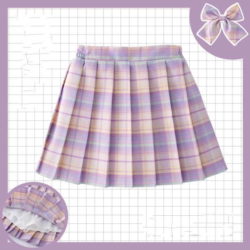 Kids Checkered Skirt Children  - Summer Clothing For Teen Girls review and price