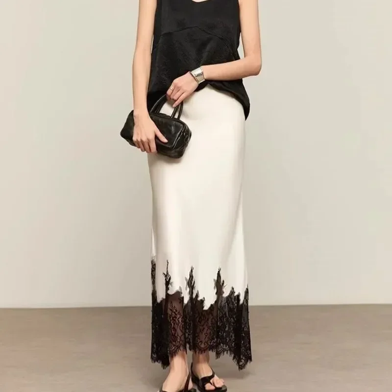 Fairy Lace-Trim Midi Skirt Hig - Summer Clothing Trends 2025 Women'S review and price