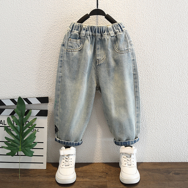 Baby Boy Jeans For Children Ch - Summer Clothing Drawing review and price