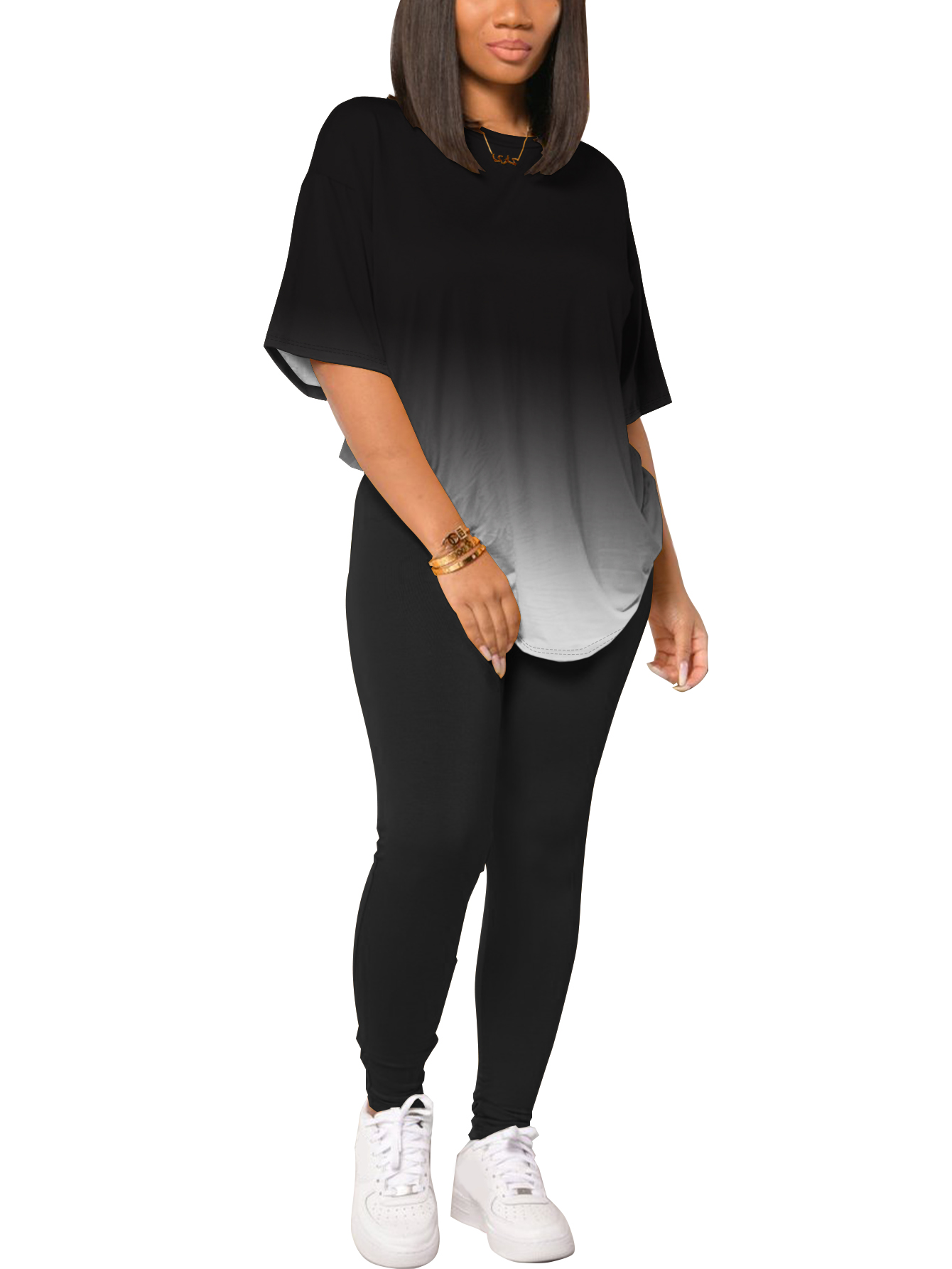 Women's casual two-piece cloth - Summer Clothing Fabric review and price