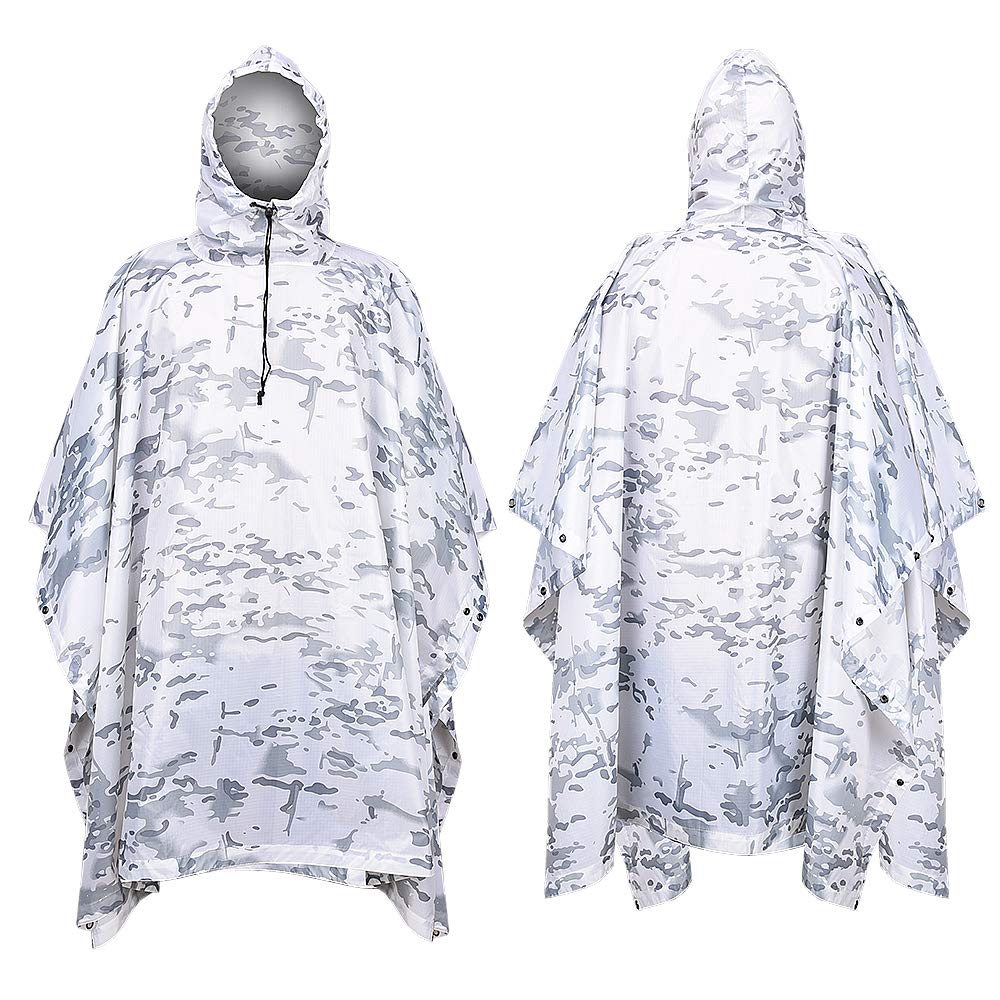 Camouflage Tactical Poncho Wat - Summer Rain Clothing review and price