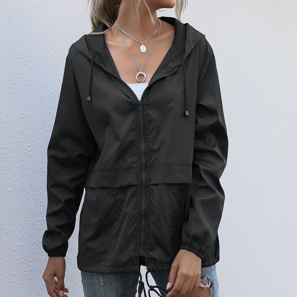 Women Solid Rain Jacket 2026 O - Summer Rain Clothing review and price