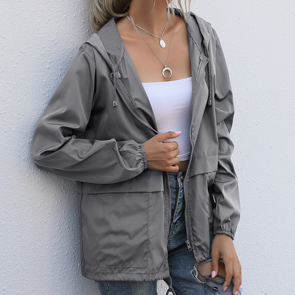 Women Solid Rain Jacket 2026 O - Summer Rain Clothing review and price