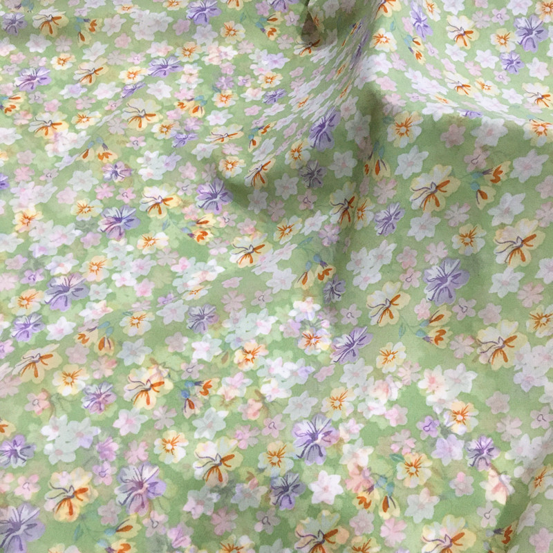 Flower Chiffon Fabric By The M - Soft Summer Yellow Clothing review and price