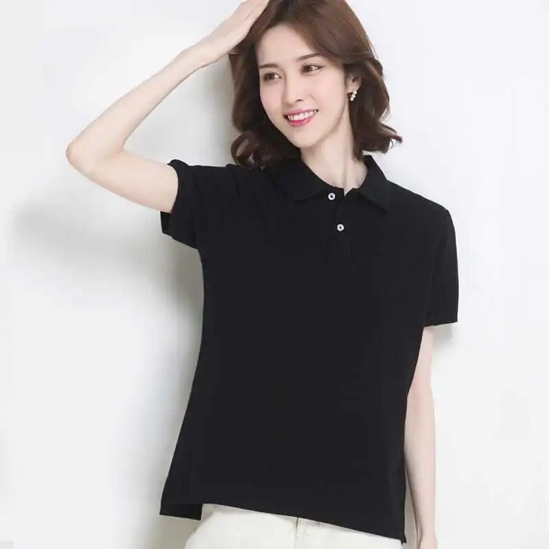 Polo Neck Shirt for Women Plai - Summer Clothing Trends 2025 Women'S review and price