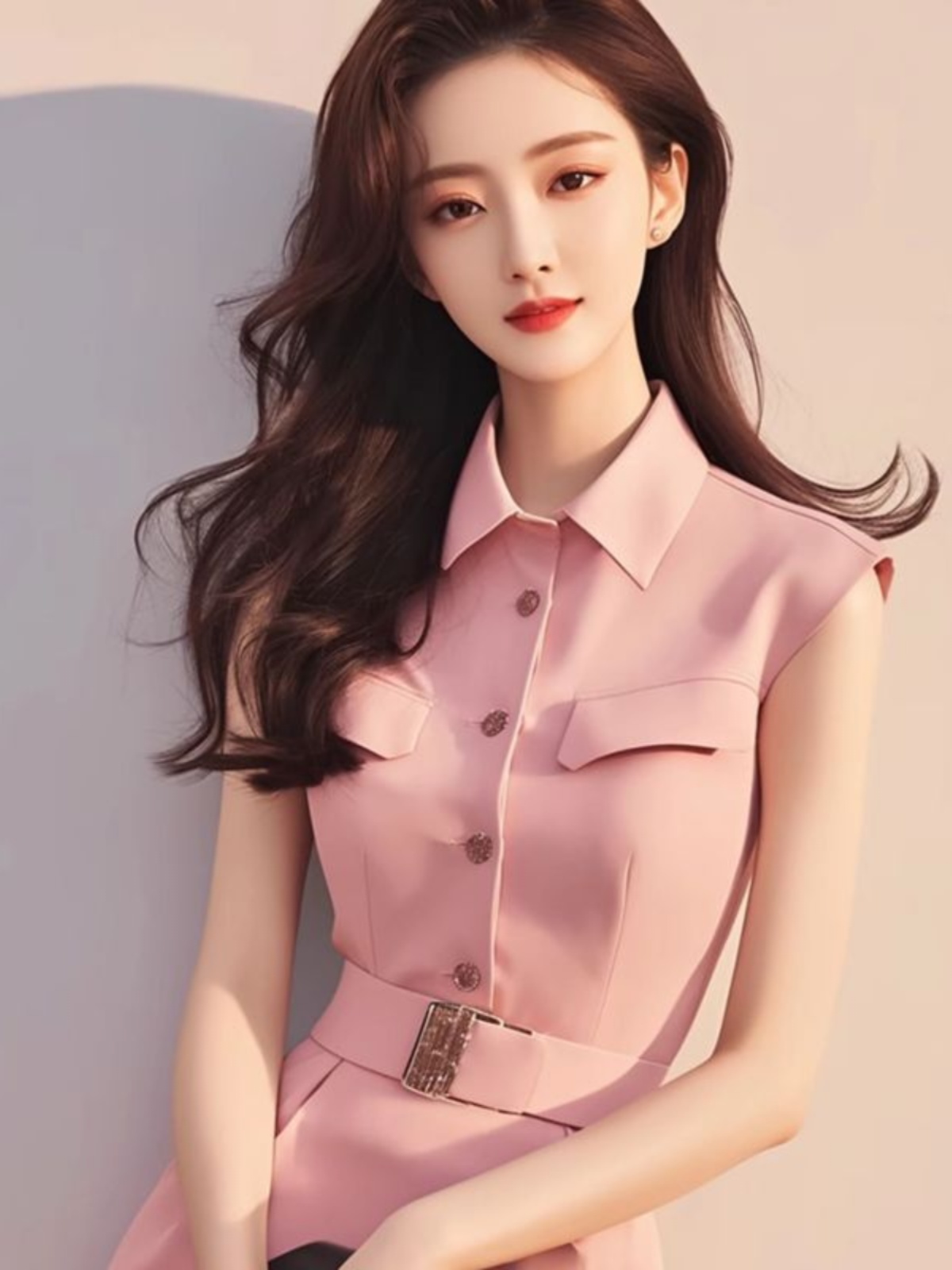 Elegant Pink Long Dress Stylis - Summer Line Clothing Brand review and price