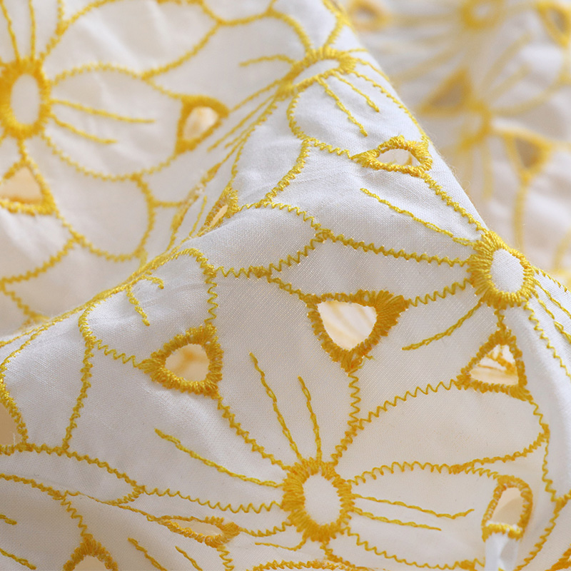 High quality cotton tecido Yel - Soft Summer Yellow Clothing review and price